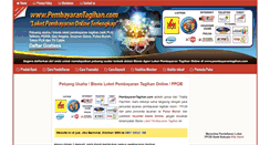 Desktop Screenshot of pembayarantagihan.com